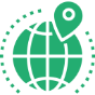Which region dominates the charts but also has slow growth?